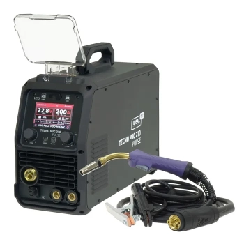 IDEAL TECNO MIG 210 PULSE LCD Black Series 4x4